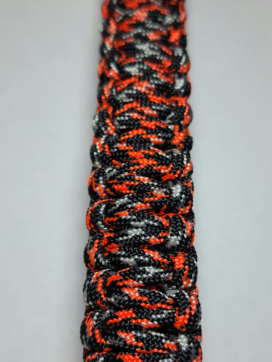 Orange Camo Lanyard